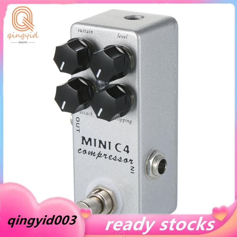 [Qing] MOSKY Audio MINI C4 Compressor Guitar Effect Pedal True Bypass