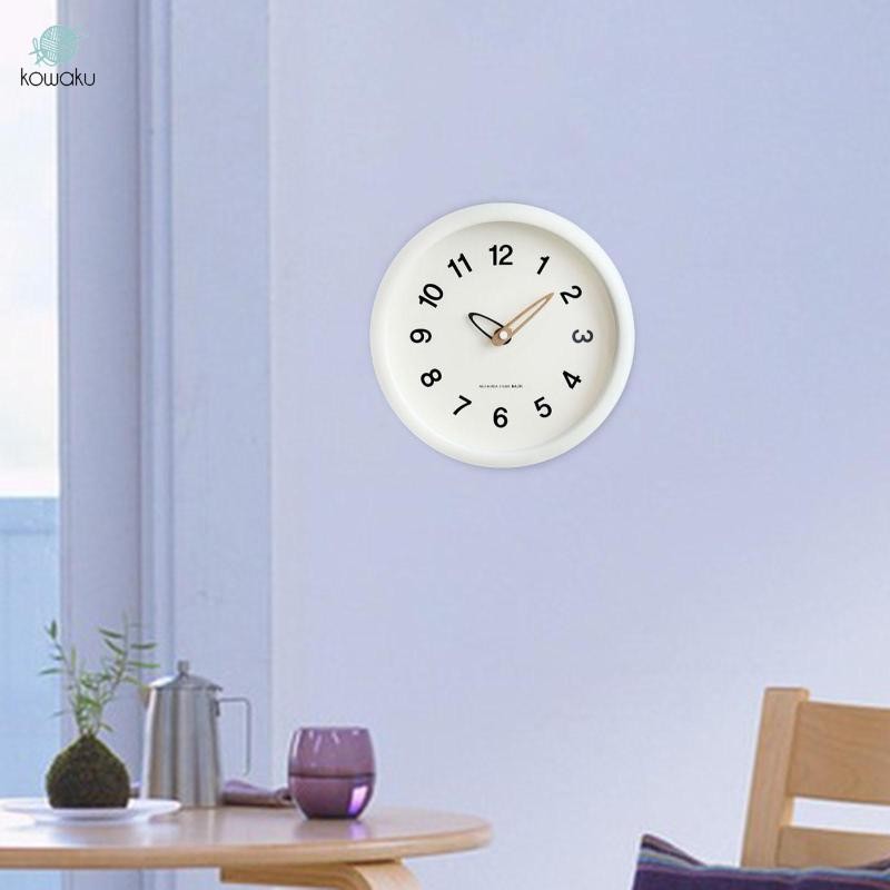 Đồng hồ treo tường 10 inch kohaku Đồng hồ trang trí không đánh dấu cho phòng trẻ em Quán cà phê tại nhà
