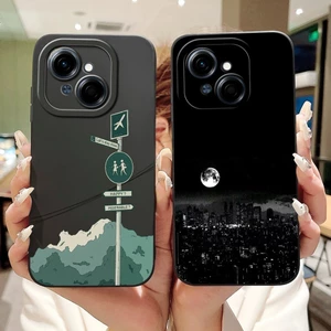 Dành Cho Tecno Spark Go 1 2024 Vỏ Spark Go 2025 Vỏ Điện Thoại Phi Hành Gia Đáng Yêu Kẹo Mềm Mờ Silicon Dành Cho Tecno Pop 9 Ốp Lưng