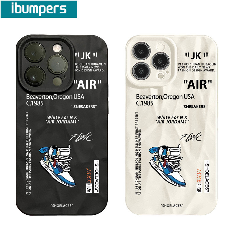 ibumpers Ốp Lưng iPhone Nike Ốp Điện Thoại Silicon Mềm Chống Sốc Chống Bẩn Cho Iphone 16 15 14 12 13 11 Pro Max IP 7 8 Plus X XS XR
