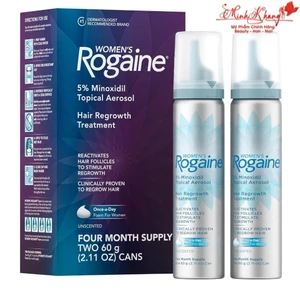 Kem mọc tóc dạng bọt Women's Rogaine Foam Treatment Mi-no-xi-dil 5% dành cho nữ [ MK ]