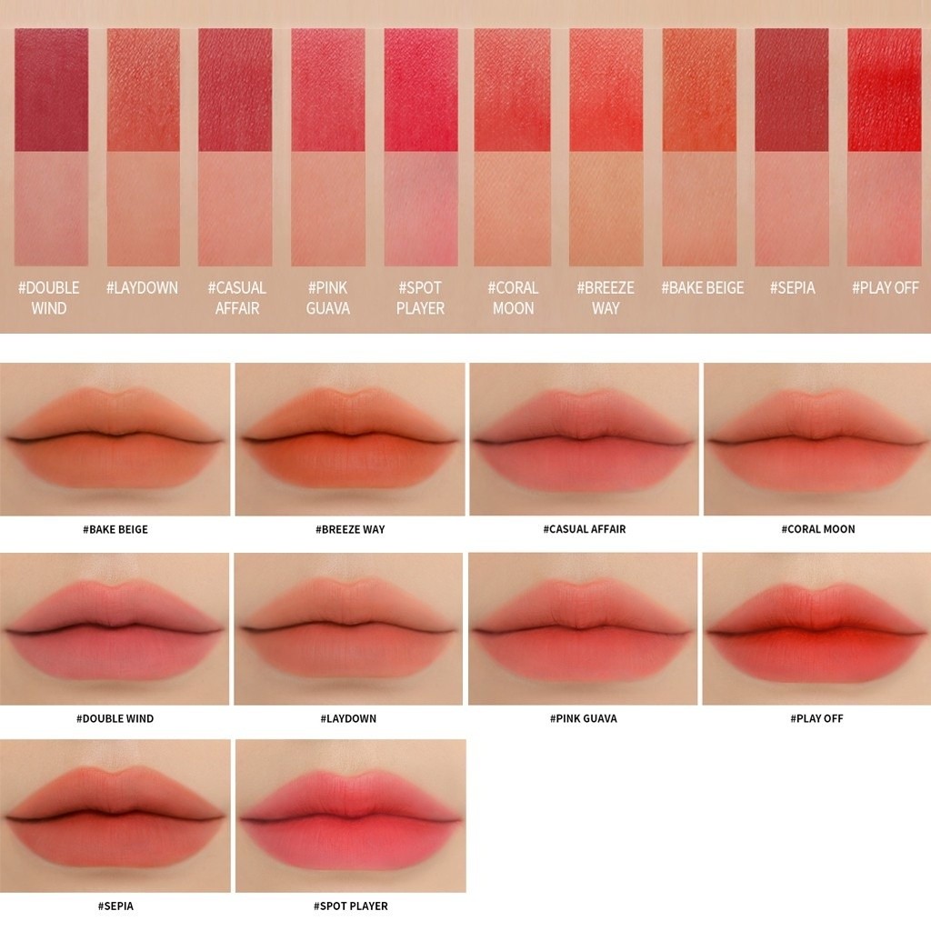 Son kem lì 3CE Blur Water Tint Cocolux
