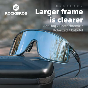 ROCKBROS Kính xe đạp chống sương mù và tia UV, tích hợp công nghệ phân cực quang