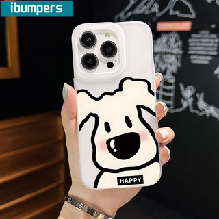 ibumpers Ốp Lưng iPhone Cute Chó Hoạt Hình In Hình Ốp Điện Thoại TPU Trong Suốt nhám Silicon Mềm Chống Sốc Chống Bẩn Cho Iphone 16 15 14 12 13 11 Pro Max IP 7 8 Plus X XS XR