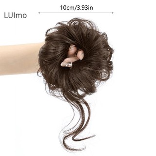 Luimo Tóc Giả Xoăn Bun Lông Tơ Sống Động, Co Giãn, Đuôi Ngựa, Tạo Kiểu, Phần Tóc Nối Cho Nữ SBS