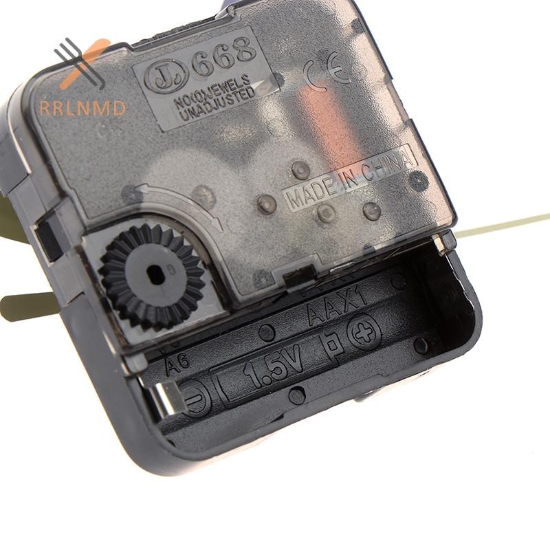 Rrlnmd DIY Đồng Hồ Cơ Chế Chuyển Động Im Lặng Dụng Cụ Thay Thế Trang Trí Nhà MỚI