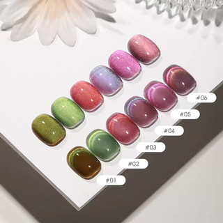 ANNIES Keo sơn móng tay Dopamine 10ML 丨 2025 Xuân Hè 丨 Keo sơn móng tay mắt mèo pha lê hai màu