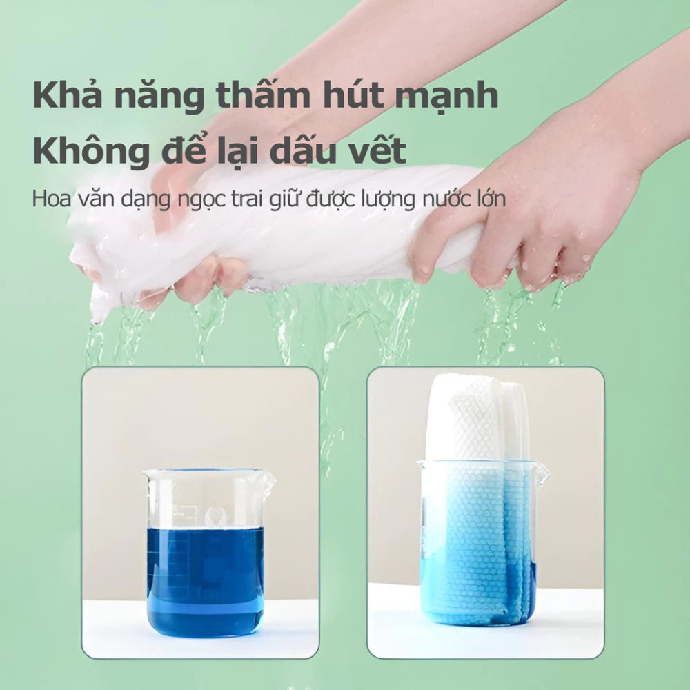 Khăn Tắm Dùng Một Lần Khăn Tắm Du Lịch Tiện Lợi Sợi Vải Cellulose Siêu Thấm Hút Mềm Mịn