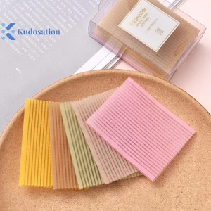 Kudosation 10 Chiếc Phía Trước Tóc Viền Dán Bài Ổn Định Thời Trang Trang Điểm Miếng Dán Miếng Dán Miếng Dán Pastel Clip Bangs Băng Viền Bé Gái Quà Tặng