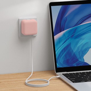 WOLDONE cho Macbook Air M2 M3 M4 Vỏ sạc 35W Silicon mềm chống sốc Chống trầy xước