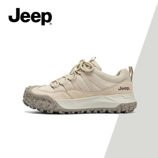 Giày đi bộ đường dài mới mùa thu đông JEEP dành cho nữ - Đế dày màu đen, Đi bộ ngoài trời nhẹ, Giày thể thao thông thường