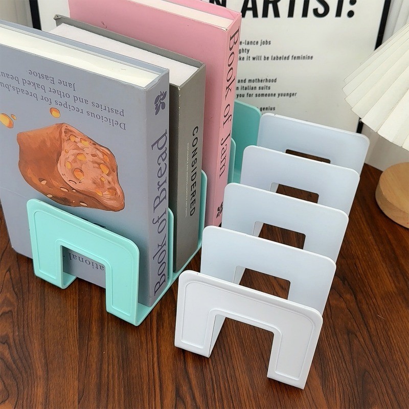 Máy Tính Để Bàn Bookends Ganizer Nhựa Lưu Trữ Cho Sách Tài Liệu Tạp Chí Hồ Sơ Phòng Học Đồ Dùng Văn Phòng Dụng Cụ Học Sinh