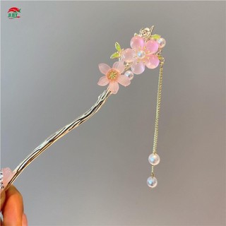 Nữ Barrettes Tóc Hoa Retro với Tua Dài Lịch Sự - Quà Tặng Tiệc Cưới và Lễ Hội