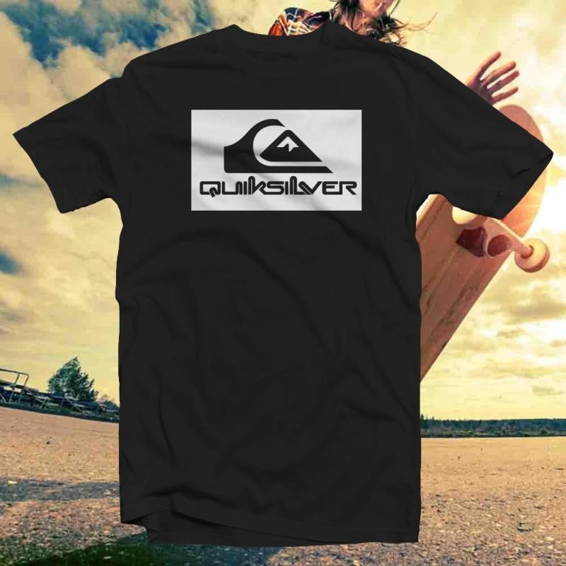 Thương hiệu áo thun Logo Quicksilver Comfy dành cho nam và nữ | Áo sơ mi ván trượt | Bản in mới và chất lượng