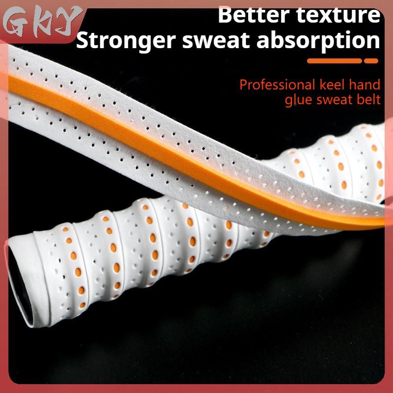 GKY Cầu Lông Vợt Sweatband Siêu thấm Chống Trơn Trượt Thoáng Khí Dây Buộc Cho Tennis Cầu Lông Cần Câu Băng Thay Thế Mồ Hôi Ban Nhạc GKY