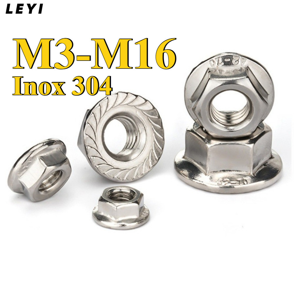 Đai Ốc Tán Liền Long Đền Chống Xoay Inox 316 M3 / M4 / M5 / M6 / M8 ...