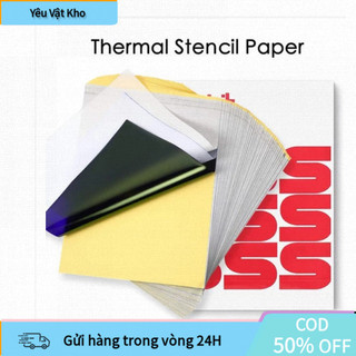 [COD] 【48h】Hộp 20/100 tờ Giấy In Nhiệt A4 Chuyên Dụng Cho Máy Xăm Hình giấy scan hình xăm
