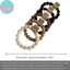 Sund Scrunchie Đuôi Ngựa Co Giãn, Màu Sữa Cà Phê - Phụ Kiện Tóc Thời Trang