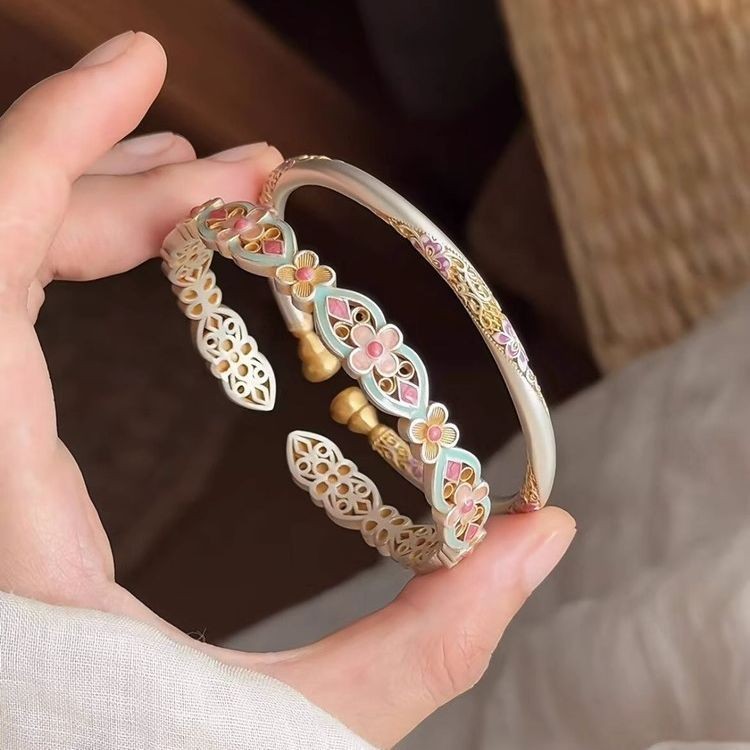 Vòng tay mỏng phong cách Trung Quốc, thời trang sang trọng với thiết kế độc đáo cao cấp