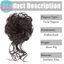 Sund Tổng Hợp Tóc Lộn Xộn Bun Phần Mở Rộng Xoăn Dài Chignon Co Giãn Lông Tơ Tóc Scrunchies Miếng Tóc Cho Nữ VN