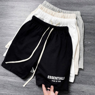 QUẦN SHORT NAM NỮ,QUẦN ĐÙI UNISEX IN CHỮ ESS KHÔNG BAI KHÔNG XÙ HOT 2025