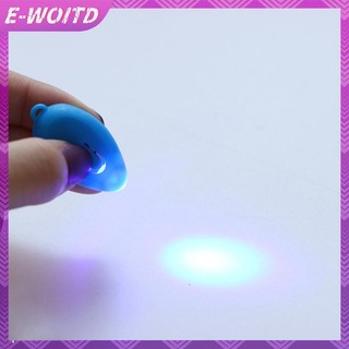 E-WOITD 1 Cái Đèn Pin Chống Ánh Sáng Xanh & 1 Thẻ LED Nhựa Đèn Pin Kính Thử HNVN