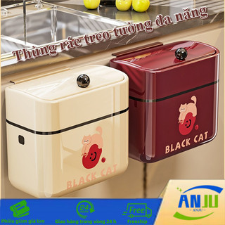 Thùng rác treo tường đa năng, Dung tích lớn, chống mùi hiệu quả, chịu tải tốt cho bếp/nhà tắm
