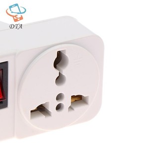 [DTA] Ổ cắm mở rộng đa năng UK EU 10A 250V Ổ cắm điện treo tường di động Bộ chuyển đổi phích cắm Châu Âu Anh Ổ cắm chuyển đổi với VN