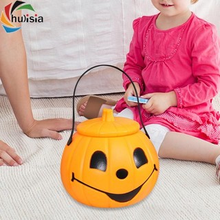 chulisia Halloween bí ngô Xô kẹo Phụ kiện Halloween Giỏ kẹo