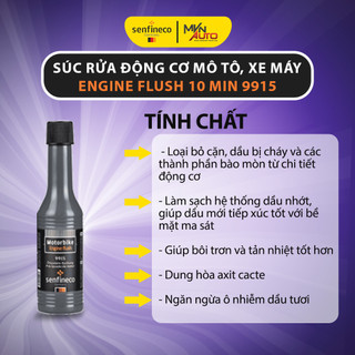 Súc Rửa Động Cơ Xe Máy Tay ga, Tay Côn, Tự Động Senfineco 9915 Của Đức 100ml - Mvn Auto