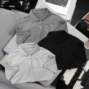 COMBO 3 ÁO POLO CÓ TÚI VẢI THUN CÁ SẤU POLY THÁI 4 CHIỀU
