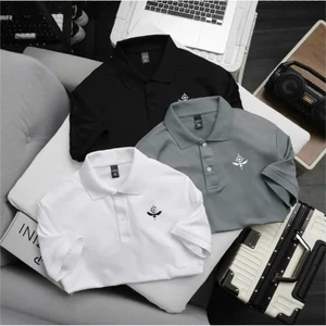 COMBO 3 ÁO THUN POLOMEN 20 VẢI THUN CÁ SẤU POLY THÁI 4 CHIỀU