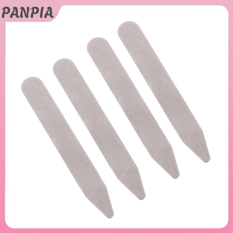 PANPIA-Shirt Góc Cố Định Kẹp Quần Áo Phụ Kiện Tấm Kim Loại Sắt Áo Sơ Mi Góc Tre Quần Áo Phụ Kiện Cổ Áo Hỗ Trợ
