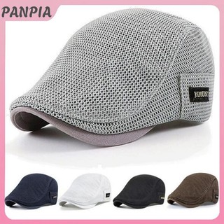 PNPIA-Cabbie Lưới thoáng khí phẳng Newsboy Beret Ivy