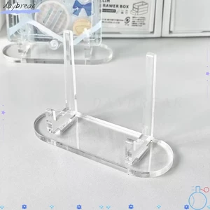 DAYBREAK 1 Giá đỡ dấu hiệu acrylic, Giá đỡ hiển thị trong suốt HD trang trí máy tính để bàn, Lưu trữ acrylic ​ Đế trưng bày thẻ