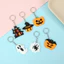5 Chiếc Móc Khóa Halloween Hoạt Hình Lâu Đài Bí Ngô Trẻ Em Tiệc Halloween Móc Khóa