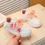 giày thể thao bé gái hoa xinh xắn tím hồng công chúa có quai dài chống trượt mẫu mới cho bé từ 3 tuổi TT670