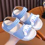 Hoạt Hình Sanrio Giày Cô Gái Kuromi Đế Bằng Sandal My Melody Hello Kitty Cinnamoroll Sandal Chống Trơn Trượt Ngoài Trời
