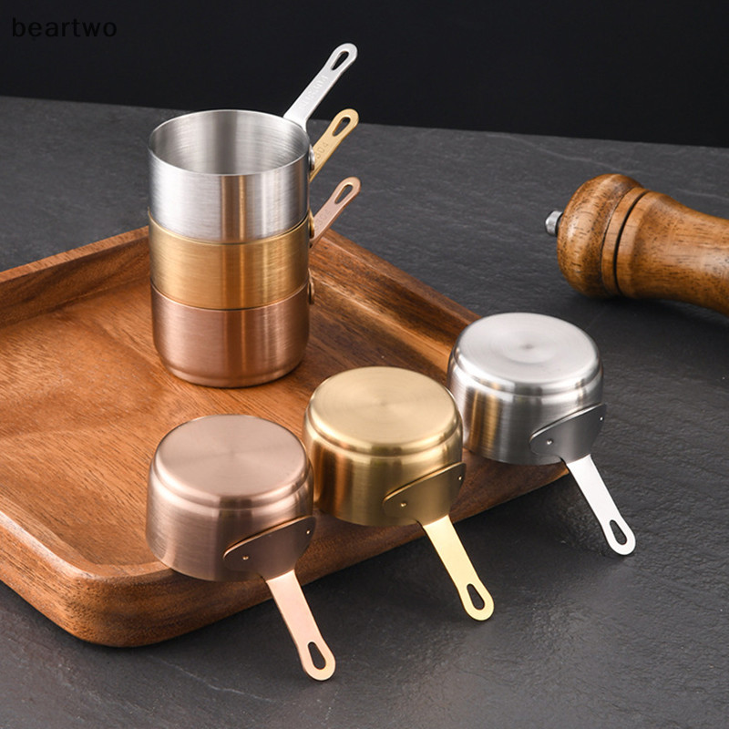 < Beartwo > Cốc đựng nước sốt bằng thép không gỉ 304 có thể xếp chồng lên nhau có chảo đựng nước sốt cho bữa tiệc dã ngoại tại nhà Bát đựng gia vị đẹp