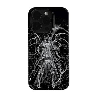 Ốp Điện Thoại Thích Hợp Cho iPhone Cyberpunk Angel iPhone11 Cạnh Thẳng xr Thích Hợp Cho 14 Vỏ Điện Thoại 15pro13 Chống Sốc 12 Vỏ Bảo Vệ 78p ONSI