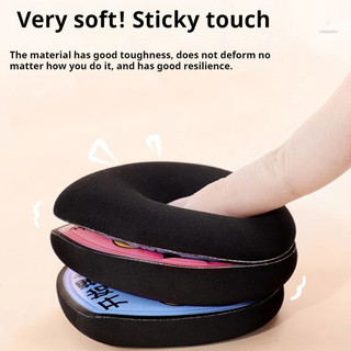 Amortals Black Plus Powder Puff Set ❈ 🇾 ❈ 💍 ❈ ❈ ❈ ❈ ❈ Kẹo dẻo ướt và khô dành cho nữ Super Soft Non-eating Pink and Black Plus Sponge Air Cushion Dụng cụ trang điểm mặt