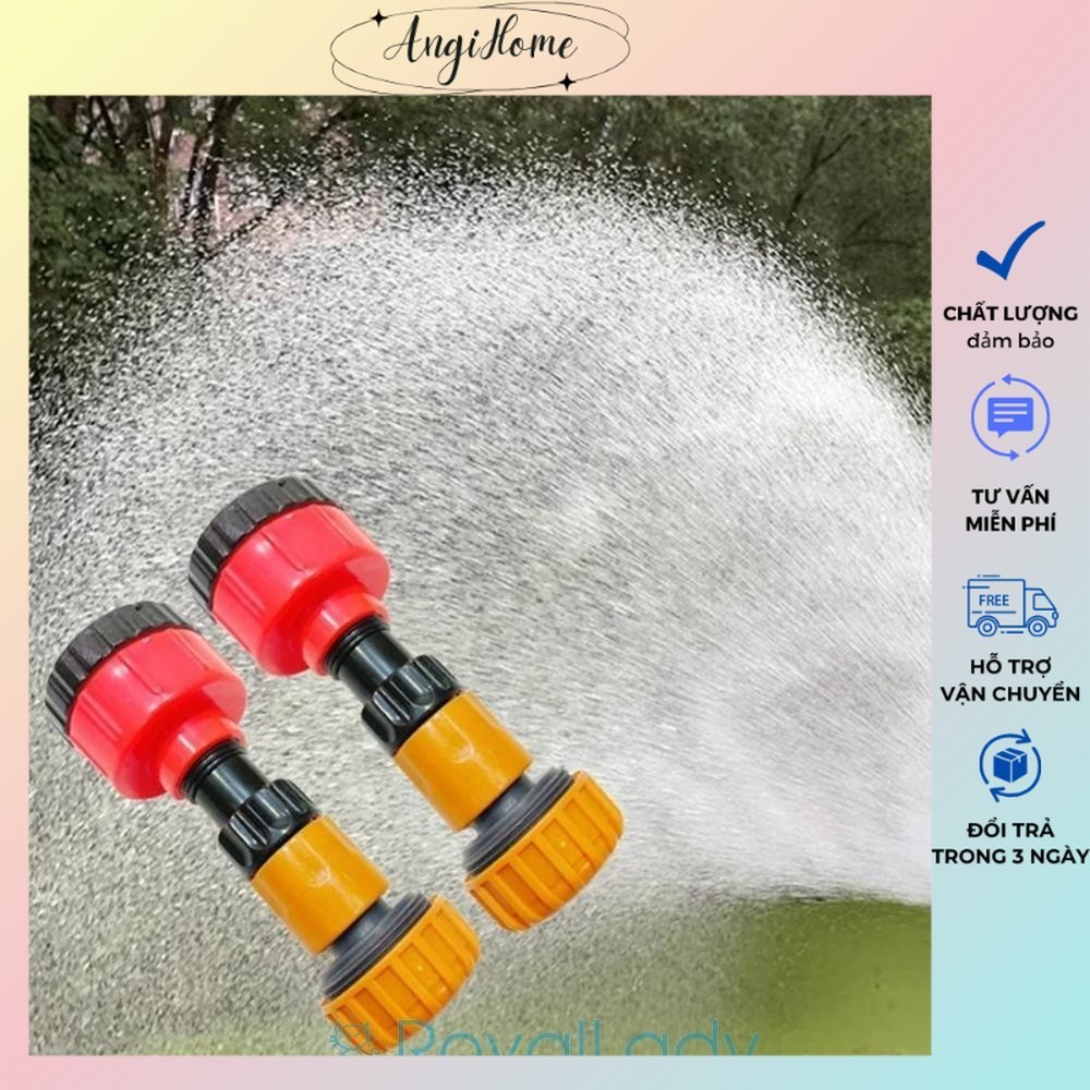 Đầu vòi phun rửa xe tưới cây đa năng tia nước phun sương mịn ANGIHOME