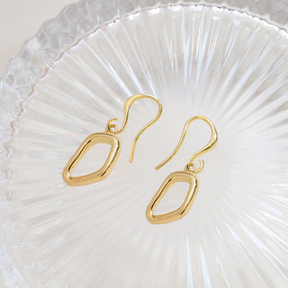 Mạ đồng màu vàng thật cho móc tai DIY, phụ kiện handmade trang sức