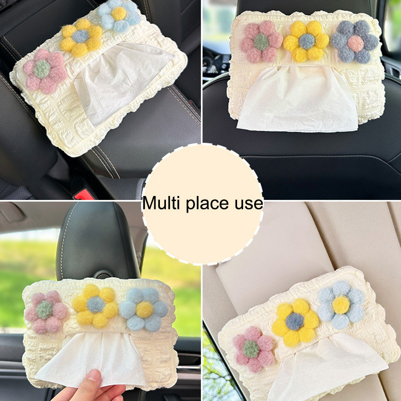 Hoạt Hình Ô Tô Hộp Đựng Khăn Giấy Ô Tô Thắt Lưng Bảo Vệ Vai Bao Treo Sáng Tạo Dễ Thương Xe Ghế Sau Ngăn Kéo Tay Khăn Ăn Túi Trang Trí