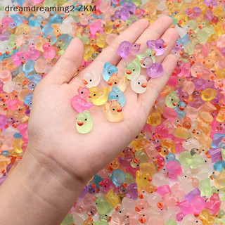 [dreamdreaming] 5 Đồ chơi vịt nhỏ bằng nhựa phát sáng dễ thương Hình búp bê bất ngờ Trang trí nội thất Túi mù kẹo giả cho trẻ em Quà tặng [zkm]