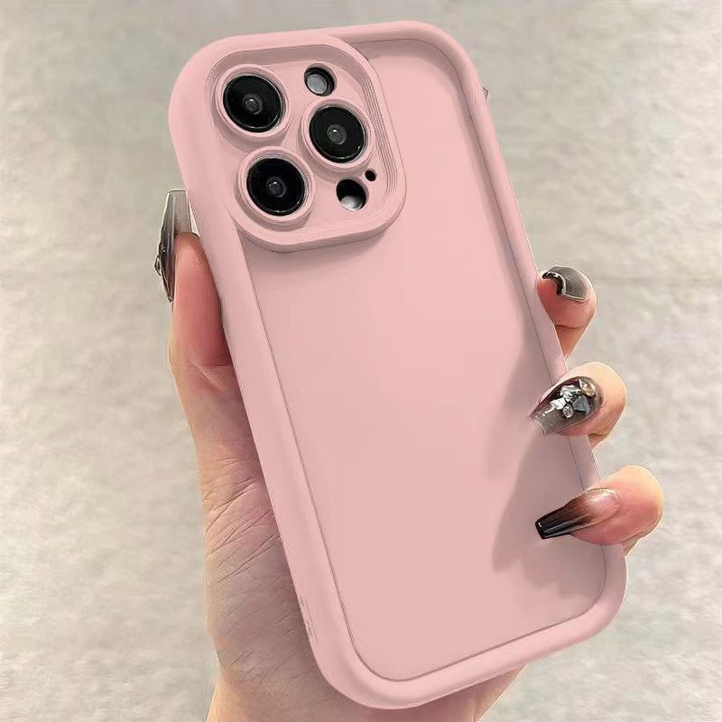 Ốp Lưng Cho iPhone 16 15 Pro Max 11 13 14 12 Pro iPhone 7 8 Plus XS Max X XR SE2022 12 13 Mini Mềm Mờ Silicon Chống Sốc Đơn Giản Tình Yêu Ins Cover
