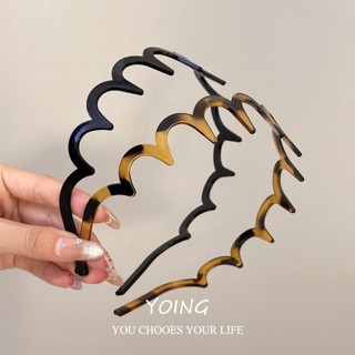 Yoing / đơn giản Thời trang phù hợp với mọi phong cách Niche Wave Headband Phụ kiện tóc nữ