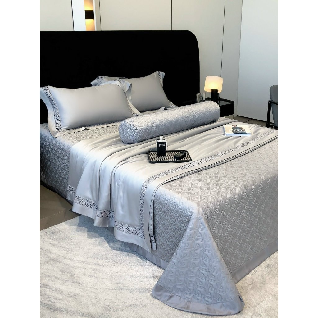 (L4563)Bộ Chăn Ga Tencel 120s LOVEWE Trần Mềm Mại Thoáng Khí - MemMinbedding Luxury