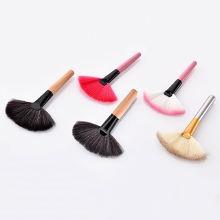Jay Luxurious Fan Face Makeup Brush Sợi tổng hợp mềm Bàn chải làm đẹp cho nữ