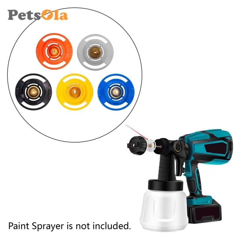 5 Chiếc Điện Sơn Phun Vòi Phun Thay Thế Tiện Lợi Lắp Ráp Phụ Kiện Sửa Chữa Cho Gia Đình Ghế Sân Vườn Trần